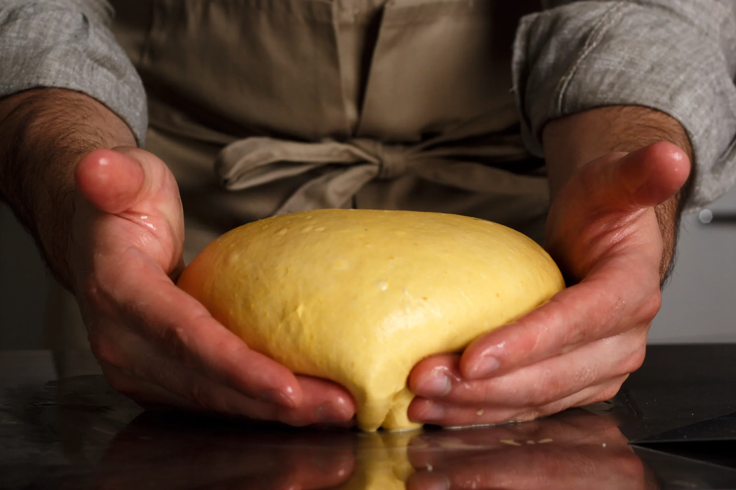 Pane di zucca impasto