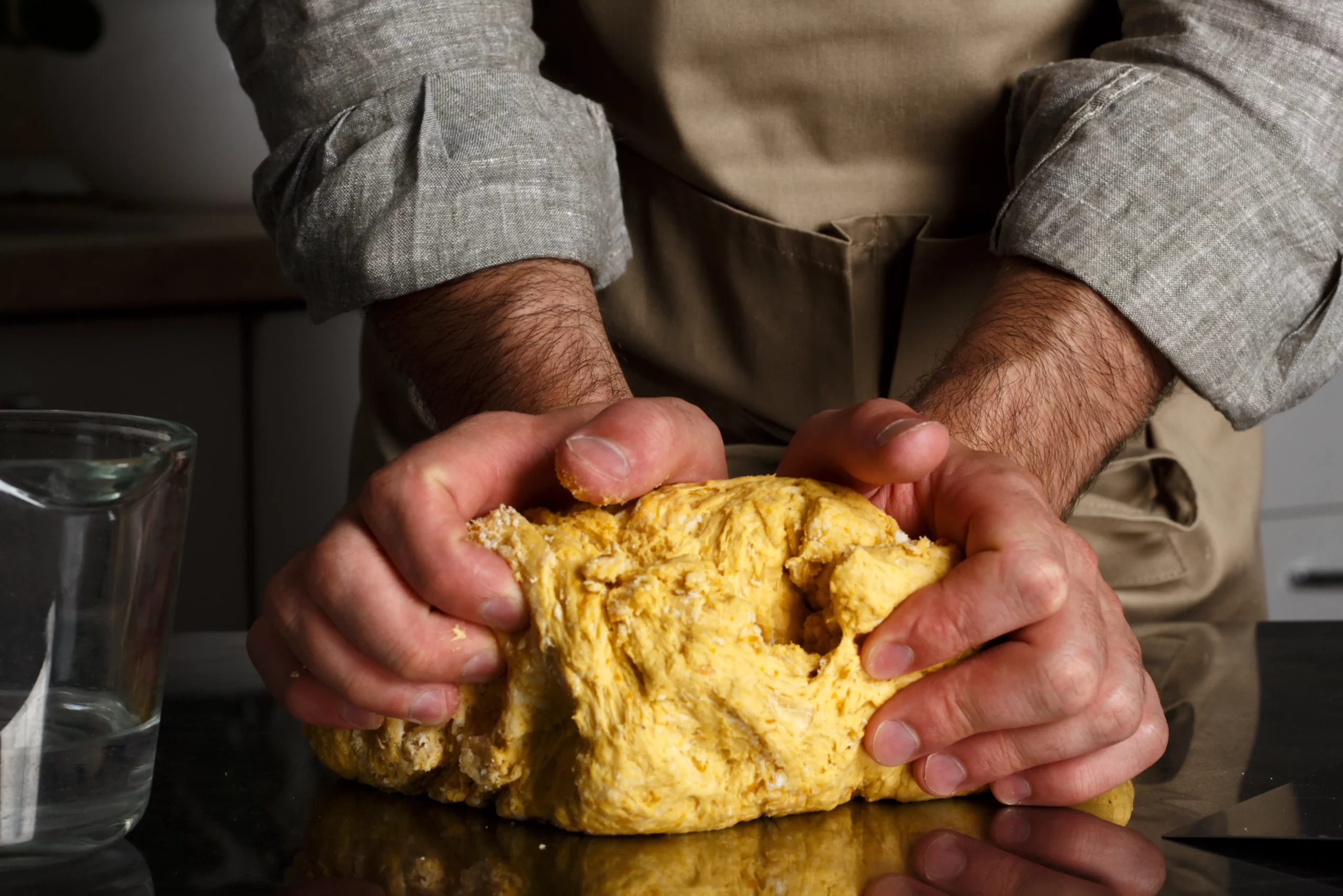 Pane di zucca impasto